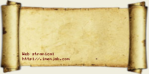 Žaklina Vlahović vizit kartica